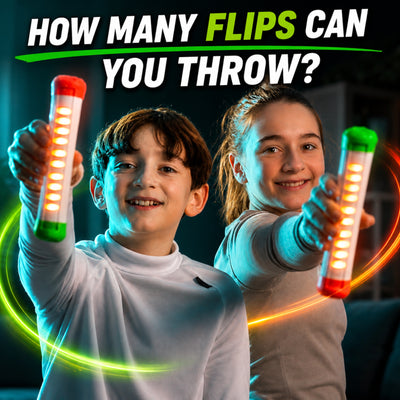 Kids playing Stickflip multiplayer flip game